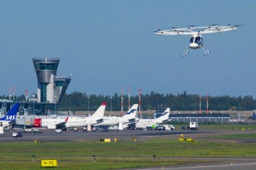 德初创公司空中出租车在国际机场试飞