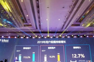 2019中国电信用户规模持续增长一年增加近一亿人次