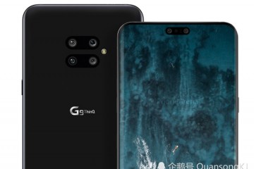 LGG9首次曝光前置挖孔双摄后置四摄支持5G明年见