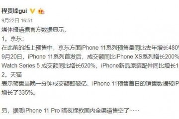 iPhone11热销影响力有多大行业人士这么点评