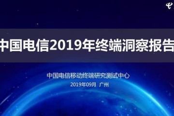 2019年终端洞察报告公布中国电信实名点赞华为vivo