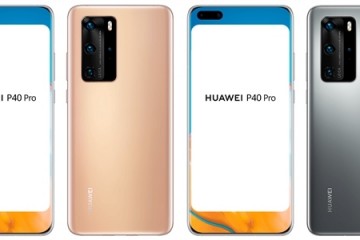 华为P40Pro三色烘托图曝光四曲面机身边框窄到没商量