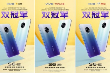 轻浮时髦5G手机成年轻人新宠vivoS6首销斩获双冠王