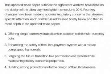 Libra白皮书更新2.0版别将新增一种与单一钱银锚定的安稳币