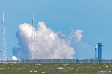 SpaceX完结最终一次火箭焚烧实验就等27日发射载人飞船