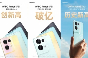 OPPO Reno8系列正式开卖，销量创新高，10分钟销售额破亿！